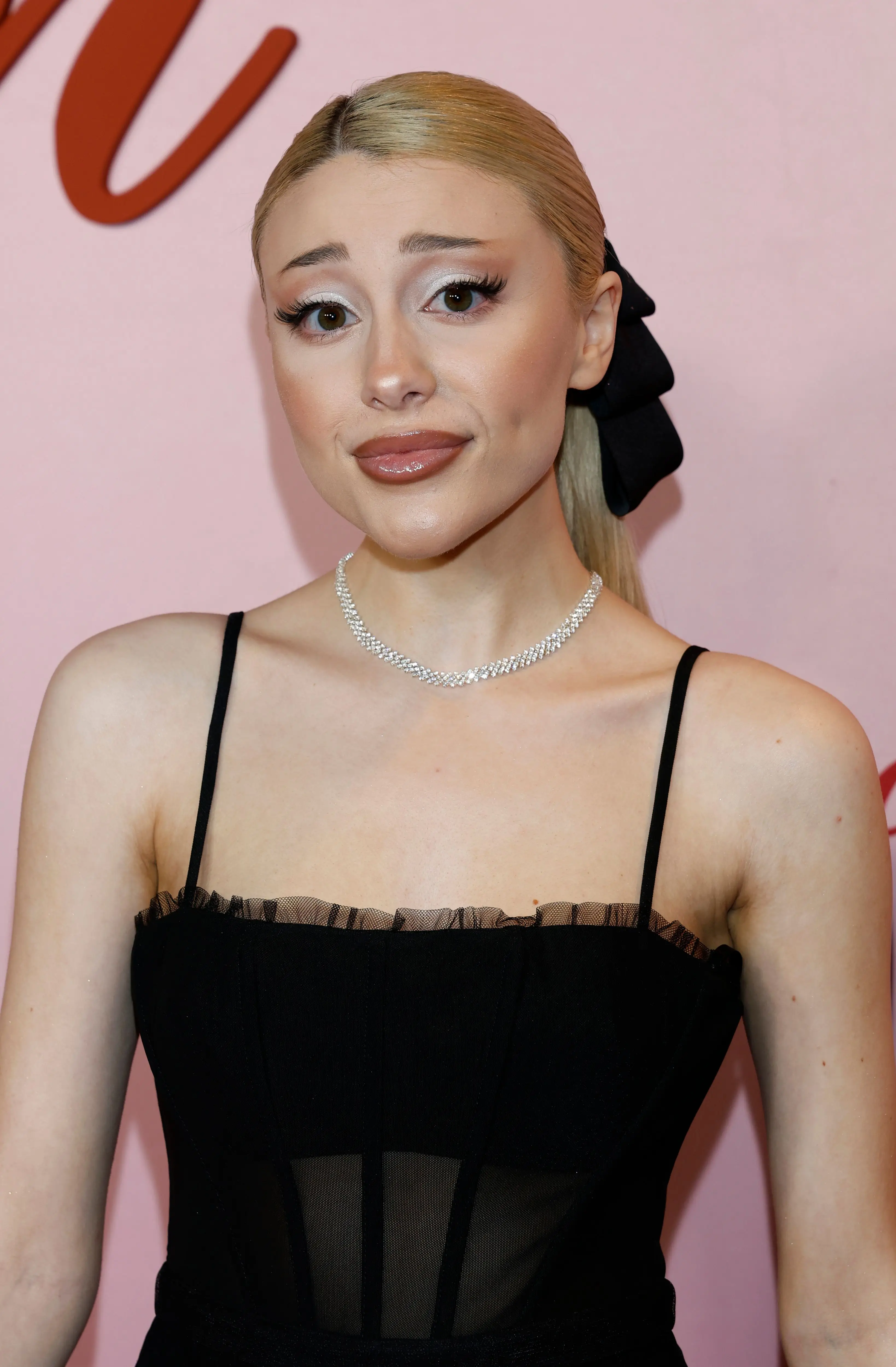 Niemann turned up to a movie premiere on Monday, dressed as Grande (Frazer Harrison/Getty Images)