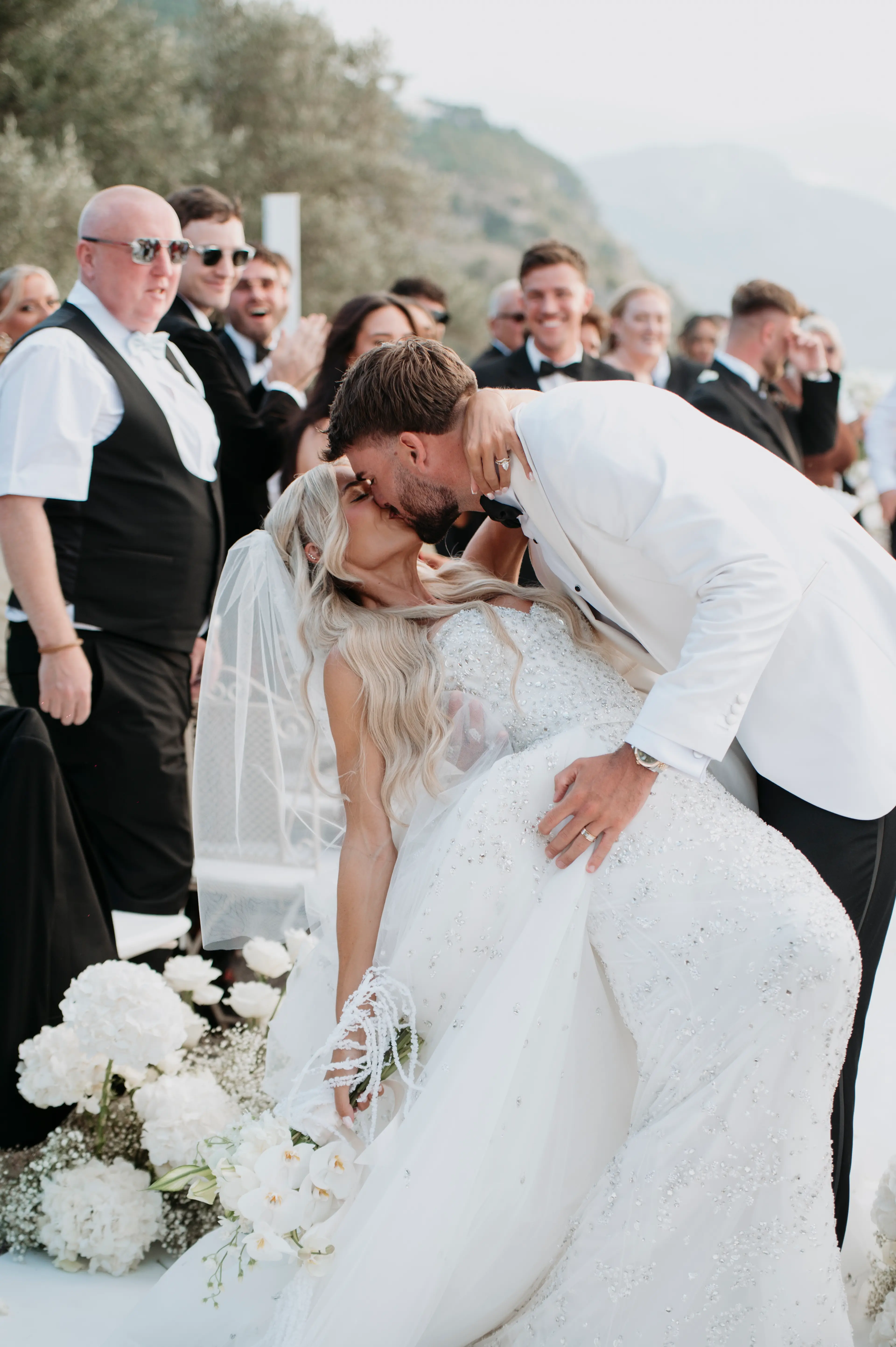 The couple also opened up on their favourite moments during the wedding (Supplied)