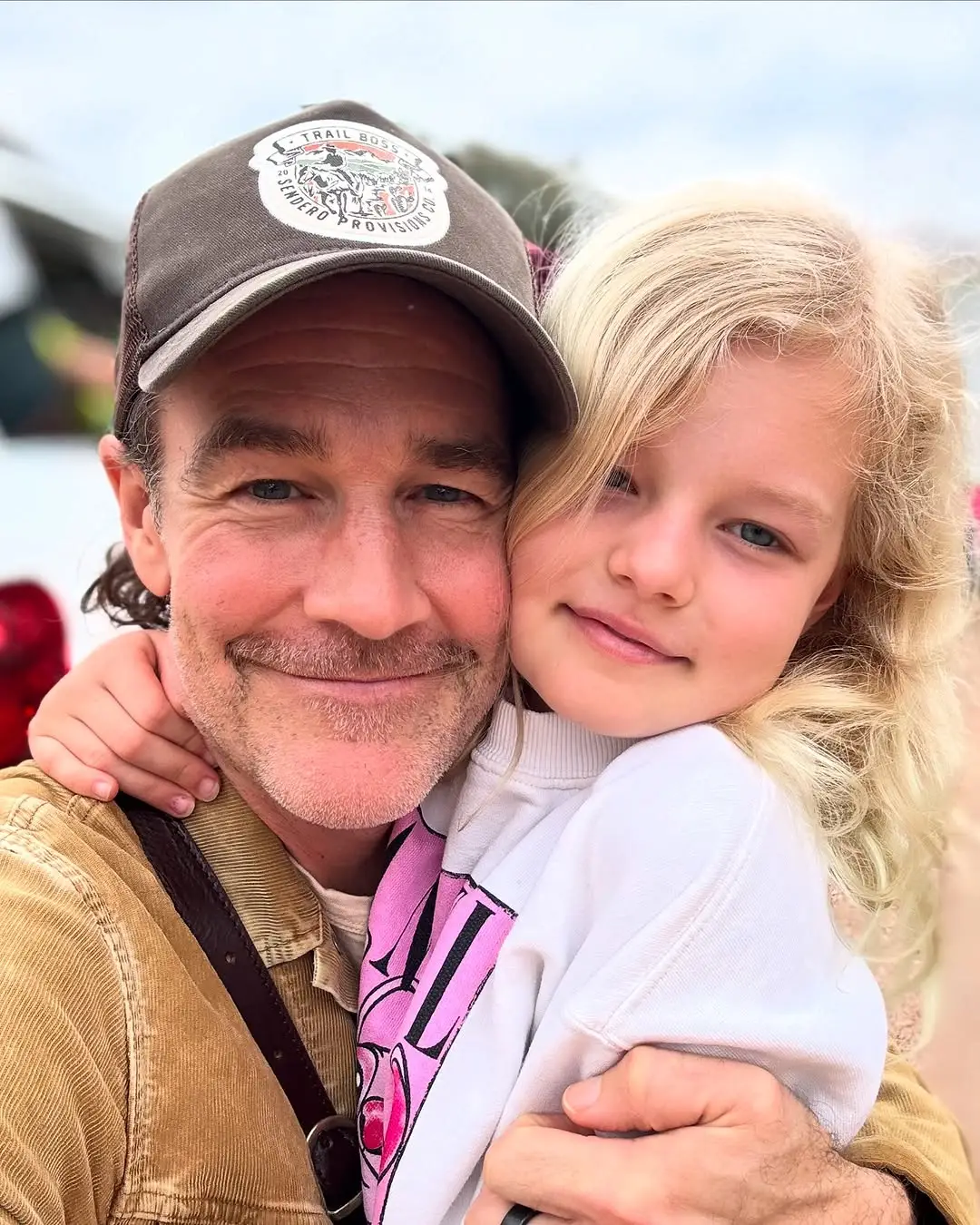 The father-of-six initially thought his change in bowel habits was down to drinking coffee (Instagram/@vanderjames)