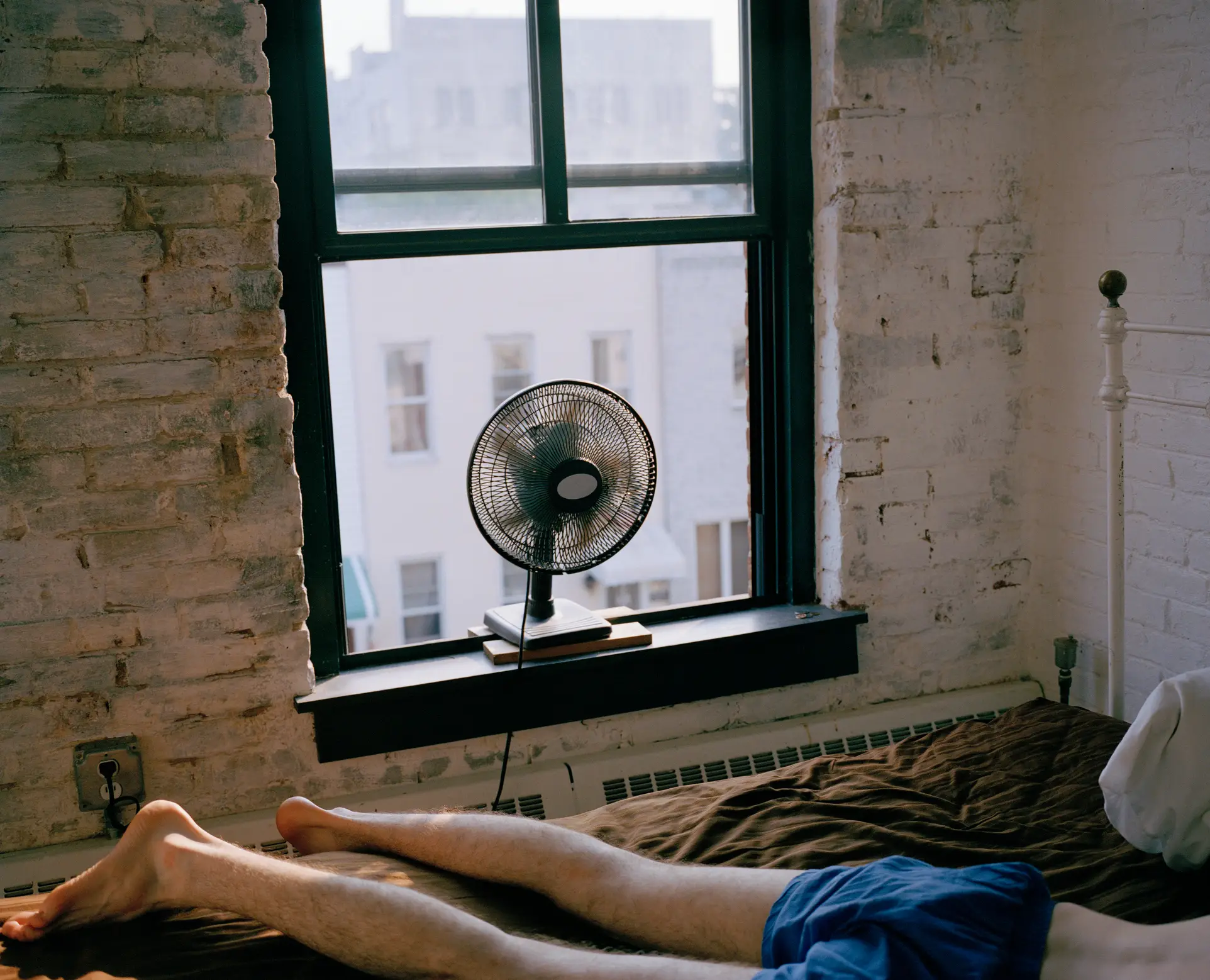 Health experts have warned over sleeping with an electric fan on at night (Getty Stock Images)