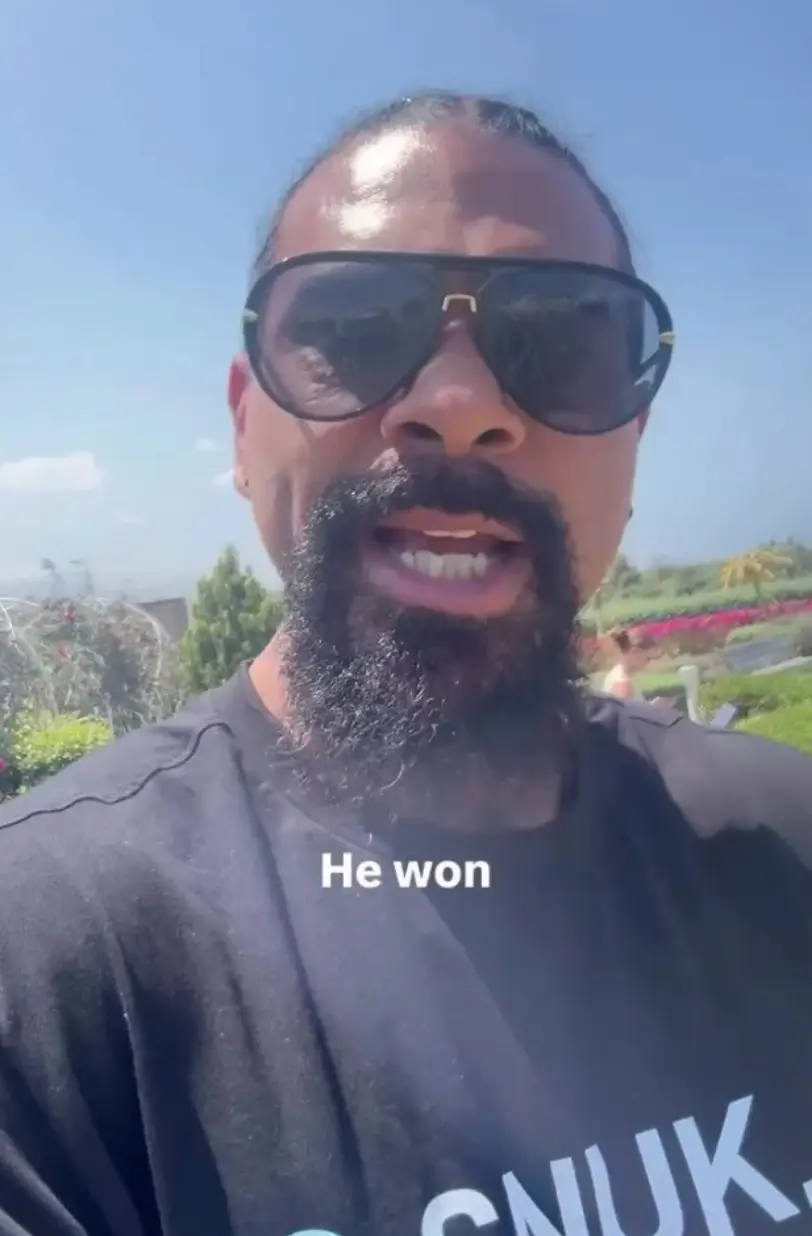 David Haye has hit back at Adam Thomas with a brutal video message (Instagram/davidhaye)