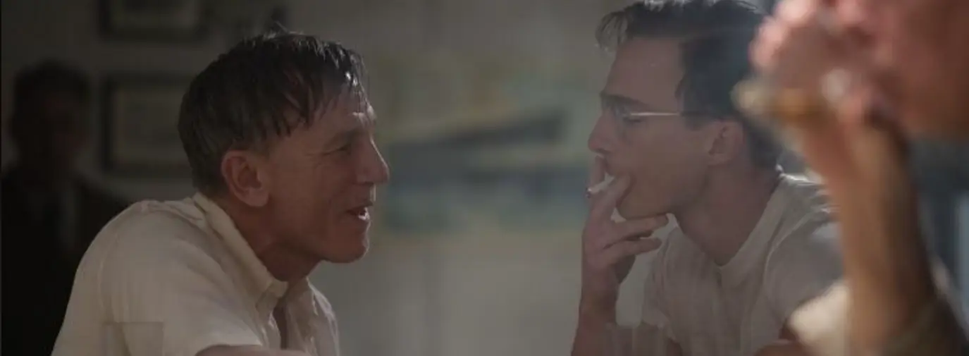 Daniel Craig and Drew Starkey in Queer (A24)