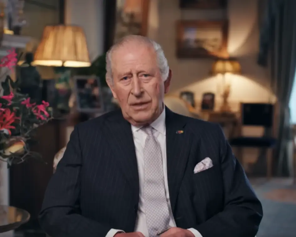 The King addressed his health in a rare speech (Channel 4)