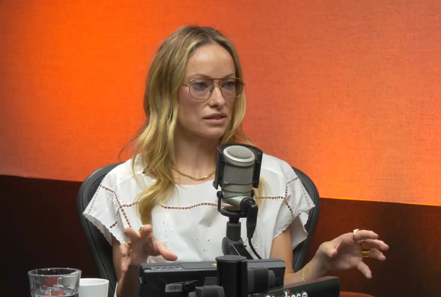 Wilde shared how the media fallout 'hurt the film' (YouTube/Louis Theroux)