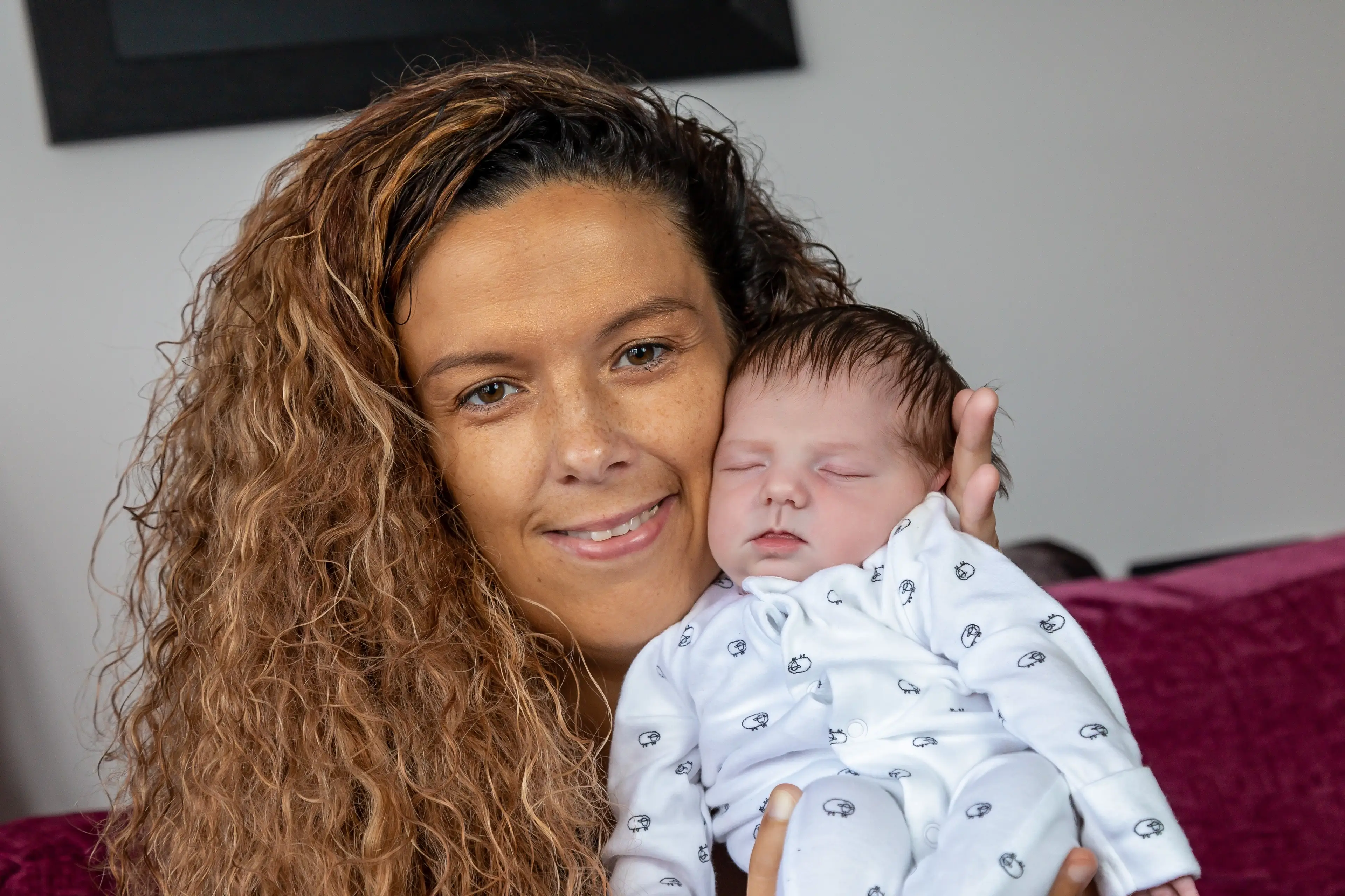 The 41-year-old was overdue at 40 weeks and four days pregnant and was waiting for an induction appointment from QA Hospital in Portsmouth.