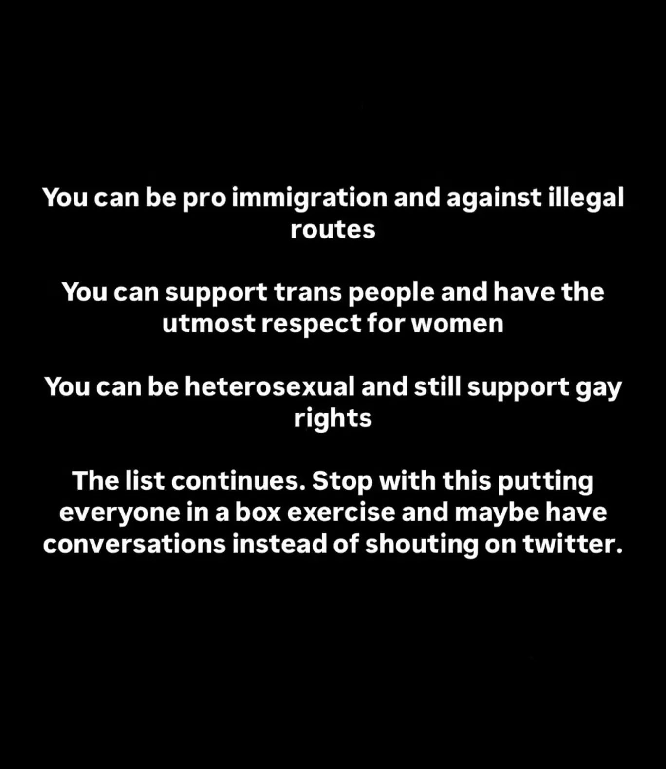 He took to social media with a lengthy response after his comments sparked fury online (Instagram/rylan)