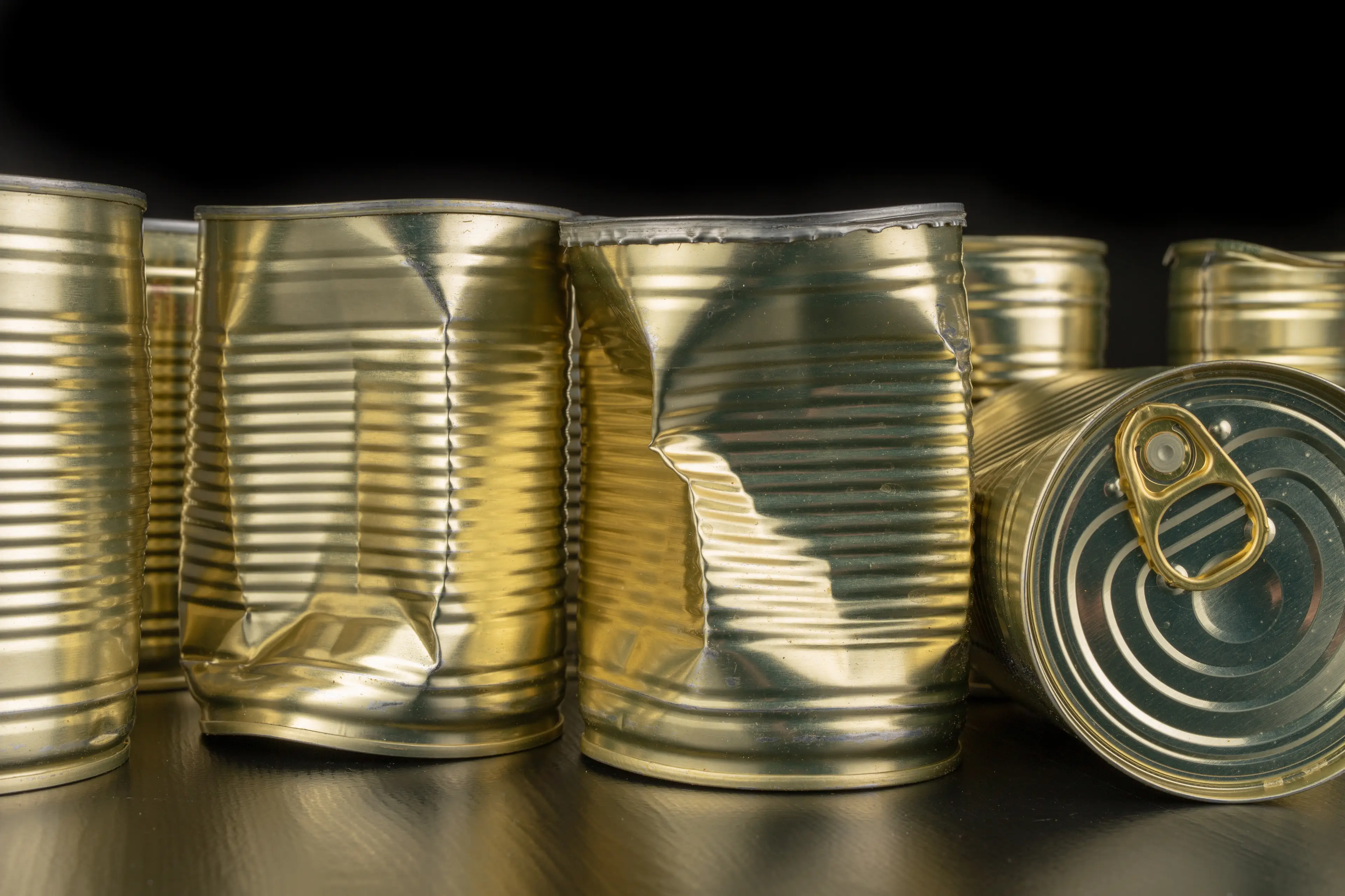 There are huge risks to severely dented cans (Piotr Wytrazek/Getty Images)
