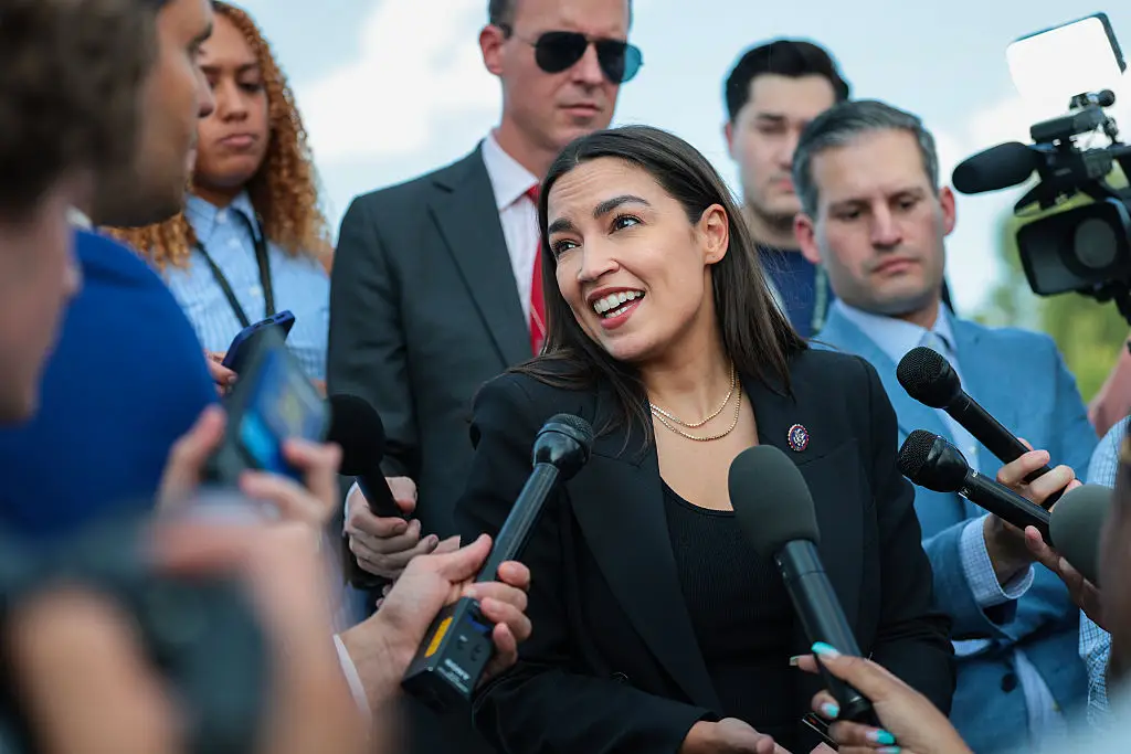 Rep. Alexandria Ocasio-Cortez has opened up about her decision to begin freezing her eggs (Anna Moneymaker / Staff / Getty Images)