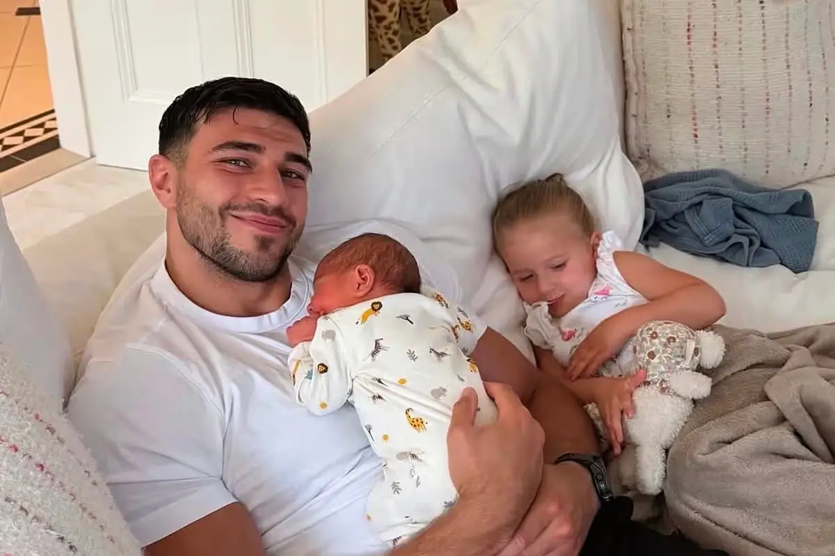 Tommy is dad to Bambi, three, and new baby Midas, who he shares with Molly-Mae (Instagram/@mollymae)