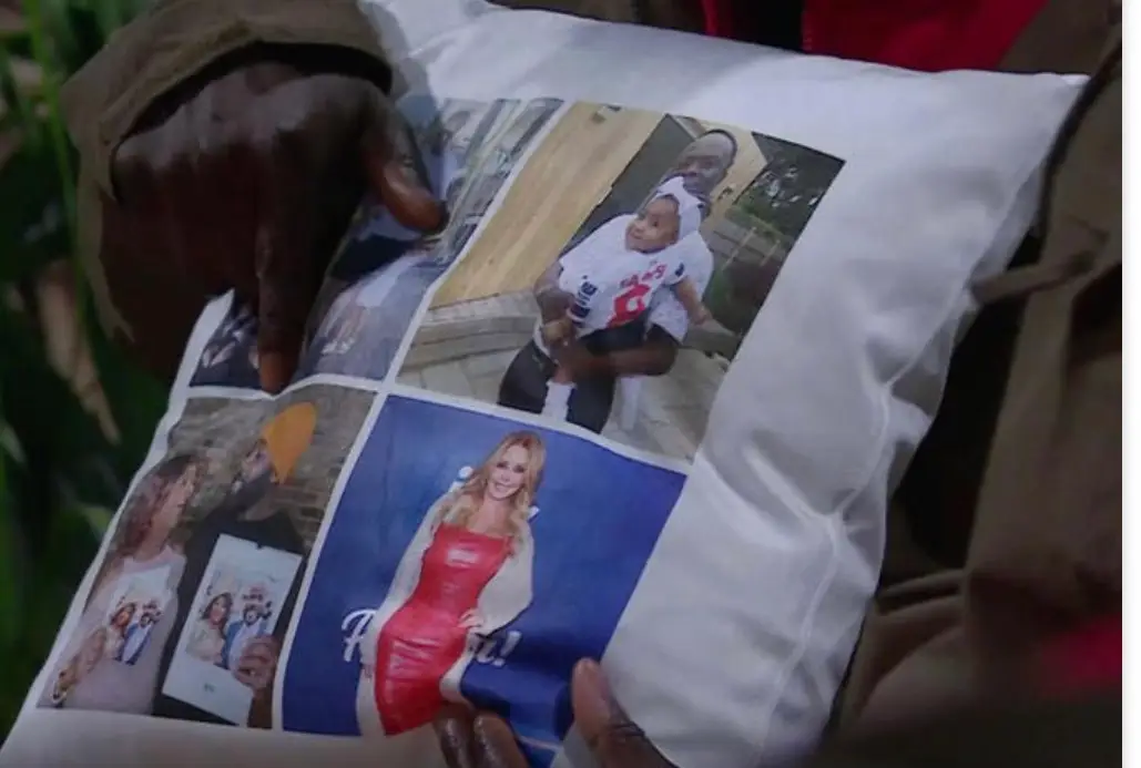 He received the pillow as a luxury item. (ITV)