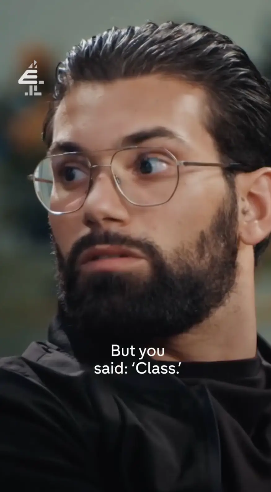 The exchange has sparked a heated debate with viewers at home (Channel 4)