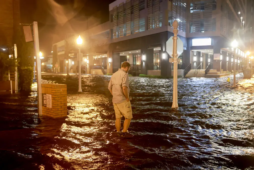 Hurricane Milton made landfall with 100mph winds (Joe Raedle/Getty Images)