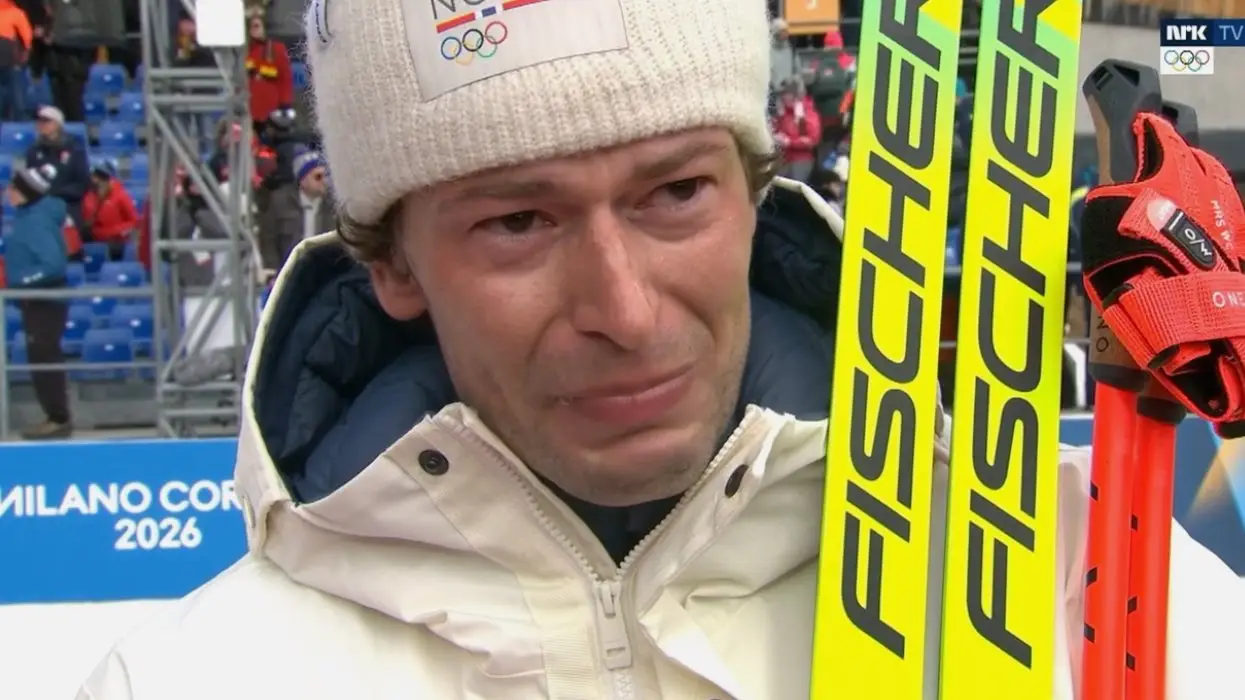 The Norwegian athlete admitted to cheating on his girlfriend, whom he described as being 'the love of his life' (NRK TV)