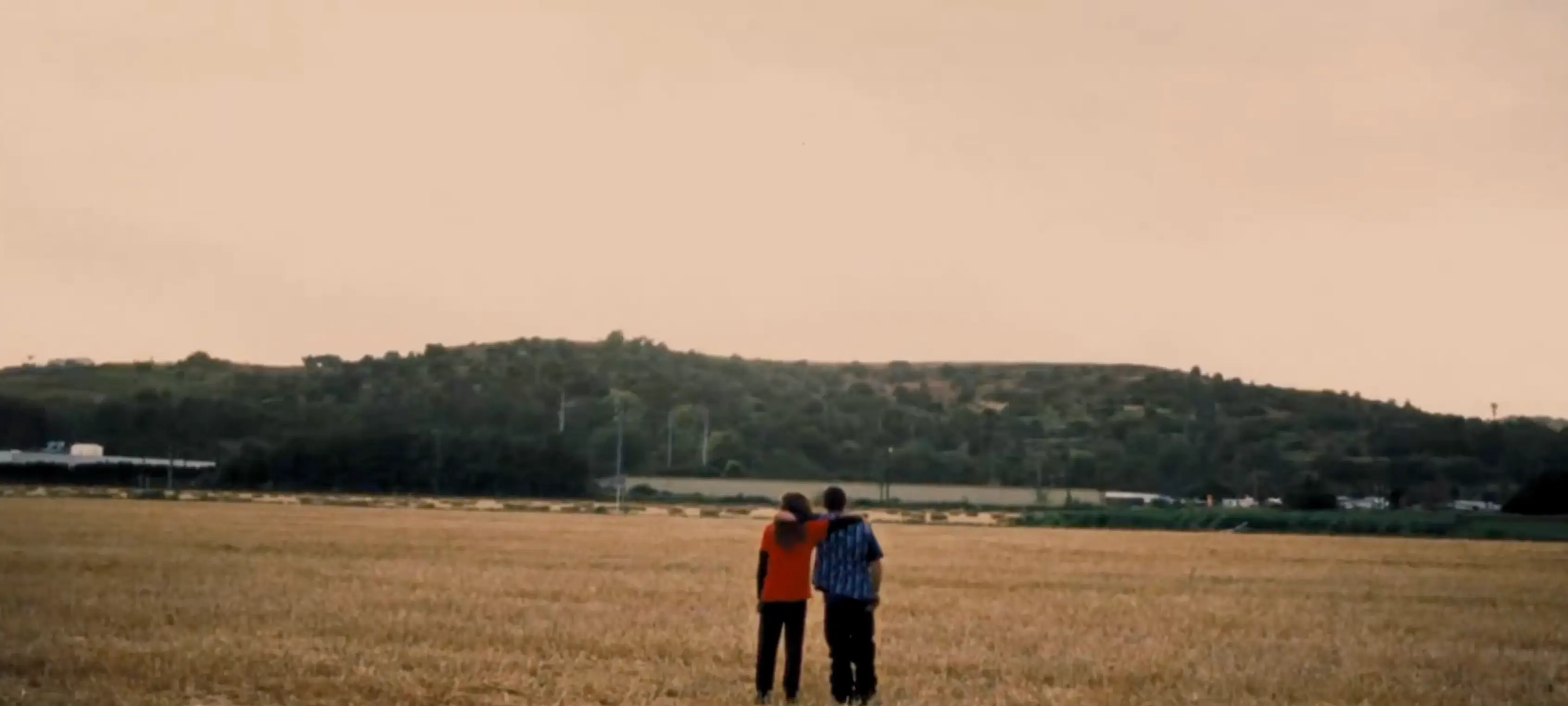 The emotional footage showed the duo looking out onto the horizon (HBO)
