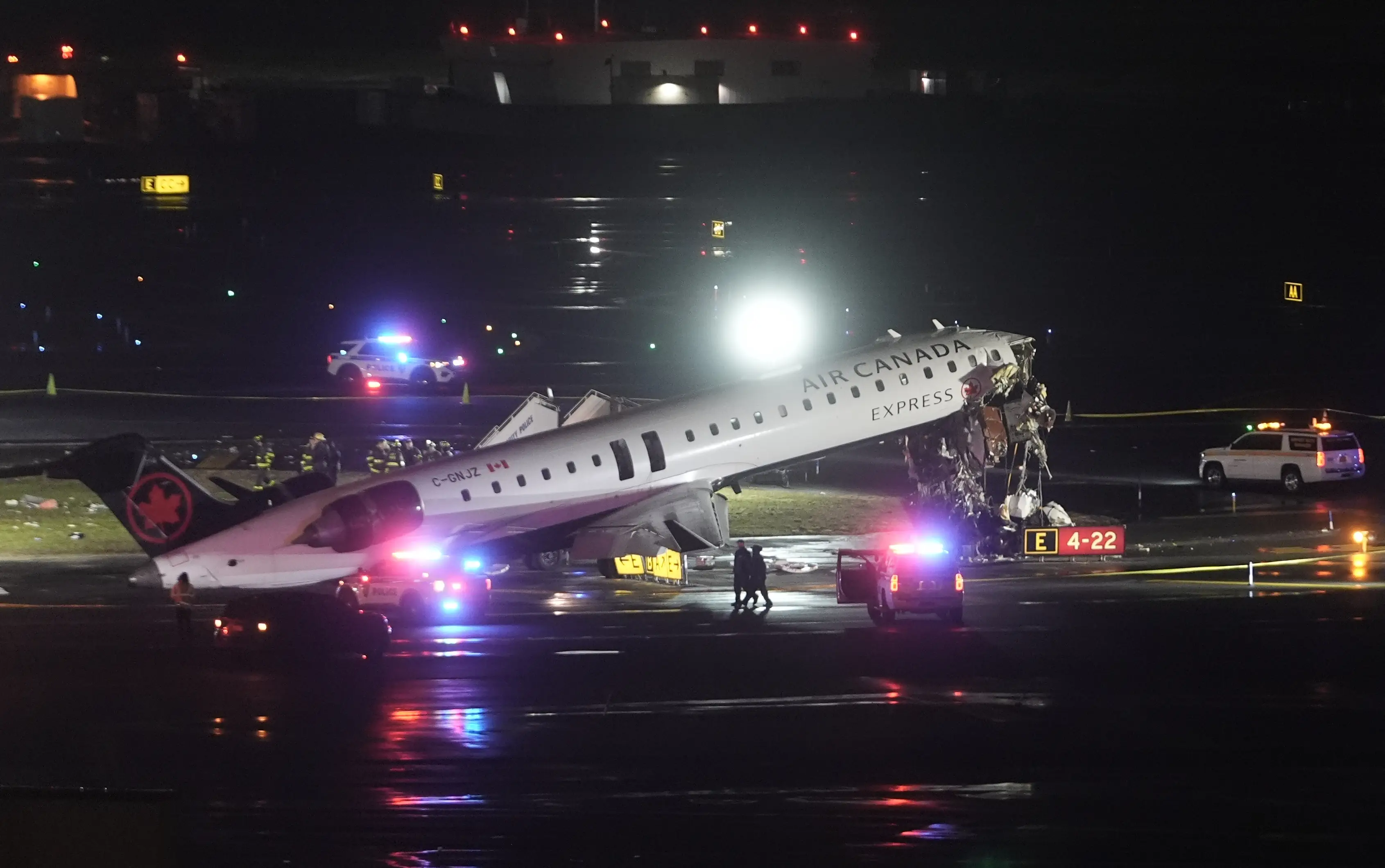 No flights are expected to leave LaGuardia until Monday afternoon (Selcuk Acar/Anadolu via Getty Images)