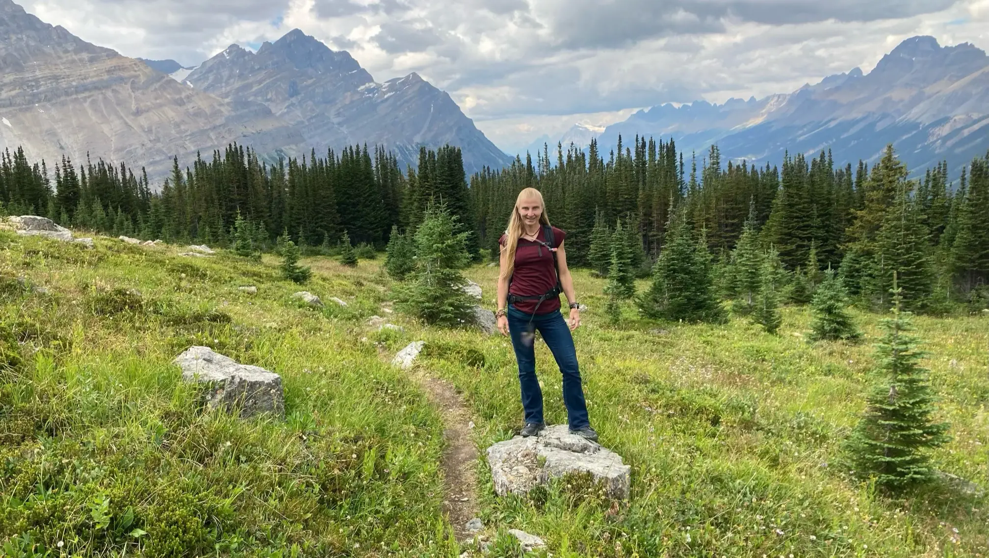 She was lucky to survive the fall.