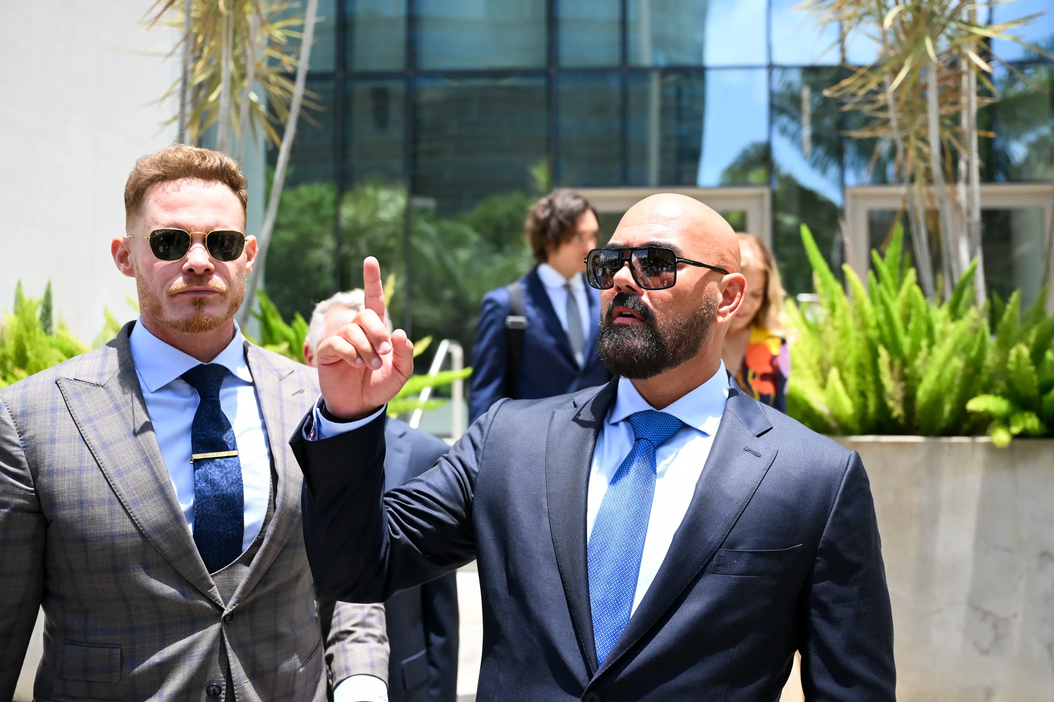 Their lawyer, Joseph McBride issued a statement (CHANDAN KHANNA / AFP via Getty Images)