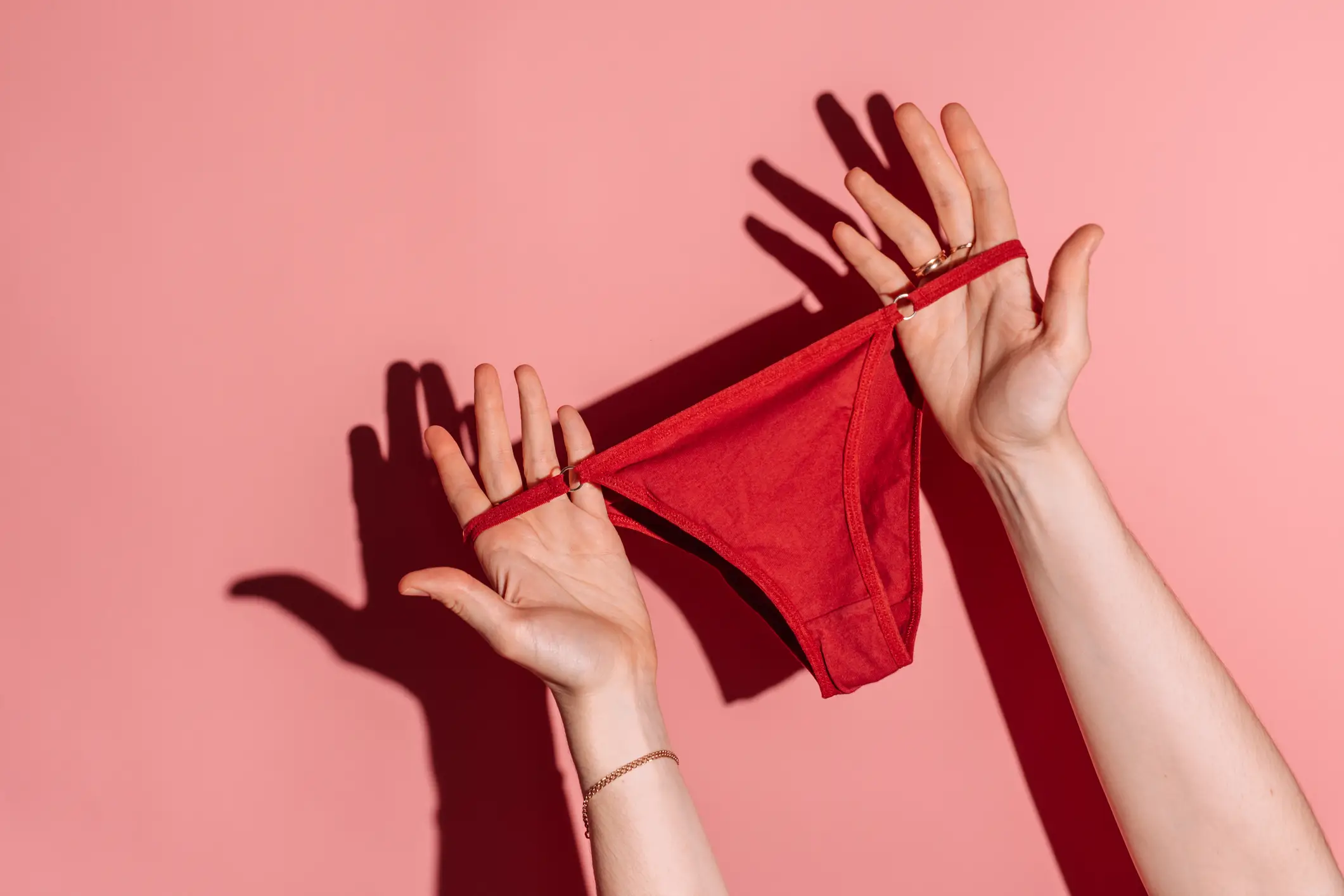 Ditching the uncomfy tight-fitting underwear for something more breathable is an example of positive 'vulvamaxxing' (Getty Stock Images)