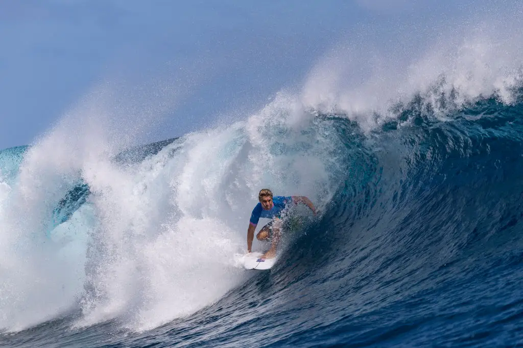 Ewing could be up for an Olympic medal, if he beats his Aussie counterpart. (Sean M. Haffey/Getty Images)