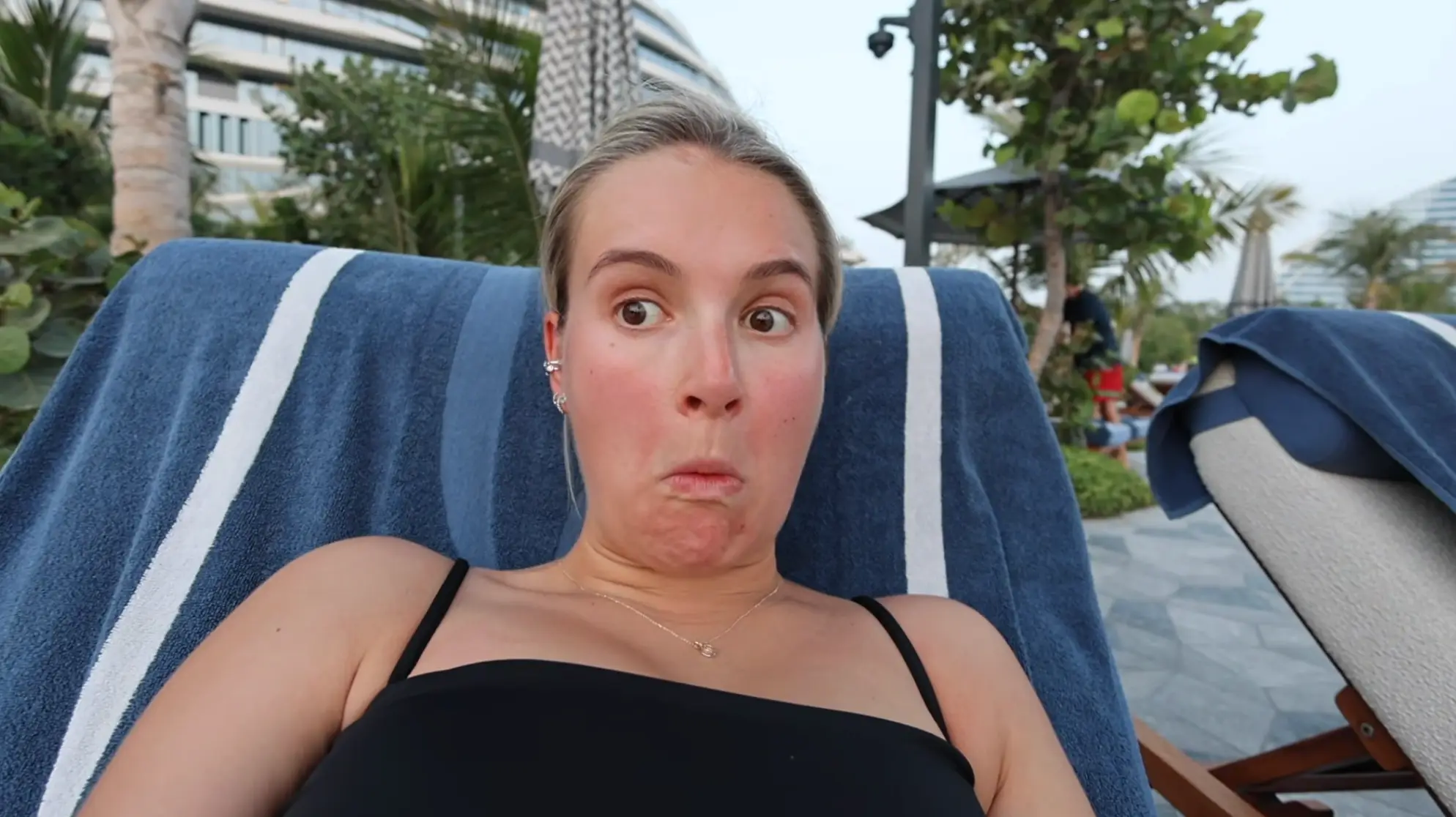 The star seemed surprised by the allegation (YouTube/MollyMae)