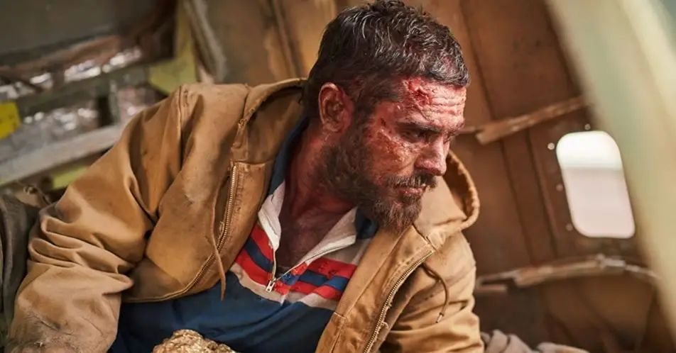 Zac filmed through some dry, desolate conditions. (