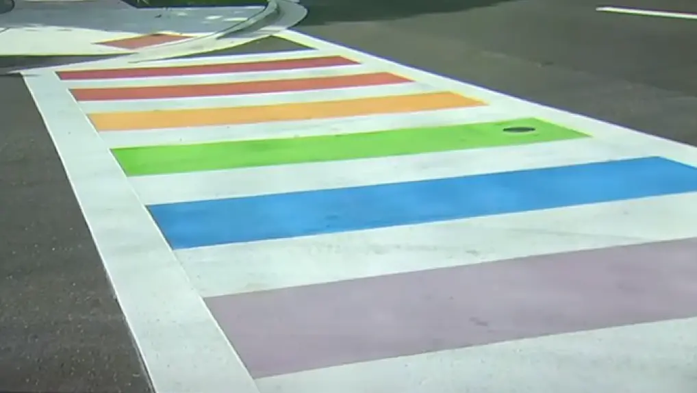 The memorial was laid in 2017 (Google Maps)