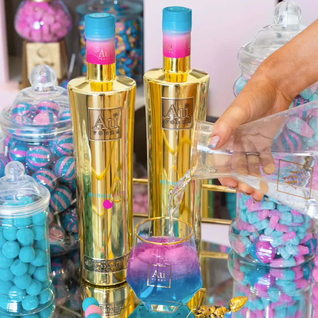 The bubblegum flavour vodka by Au Vodka is now available to pre-order.