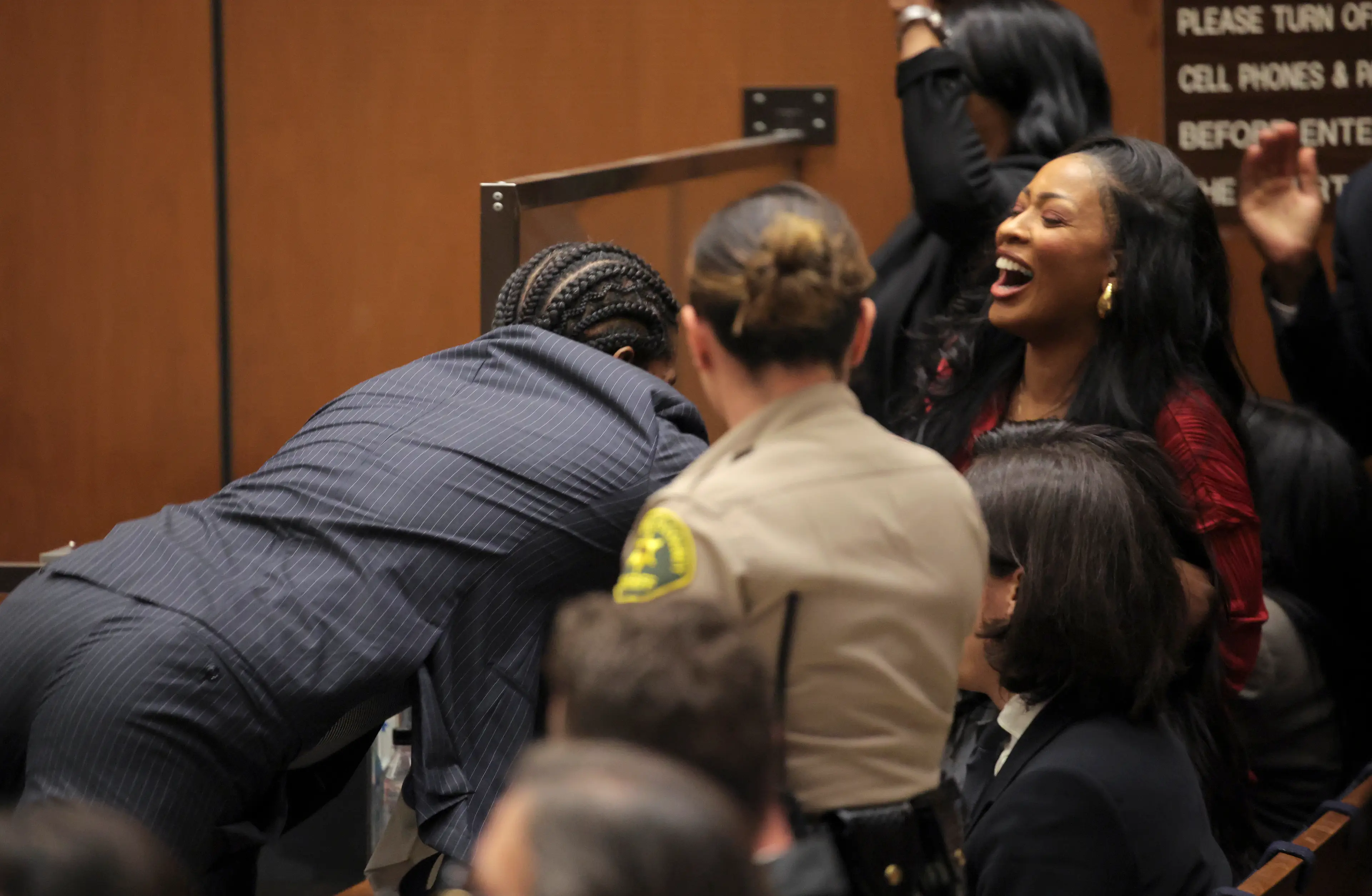 A$AP celebrated his acquittal in court (Daniel Cole-Pool/Getty Images)