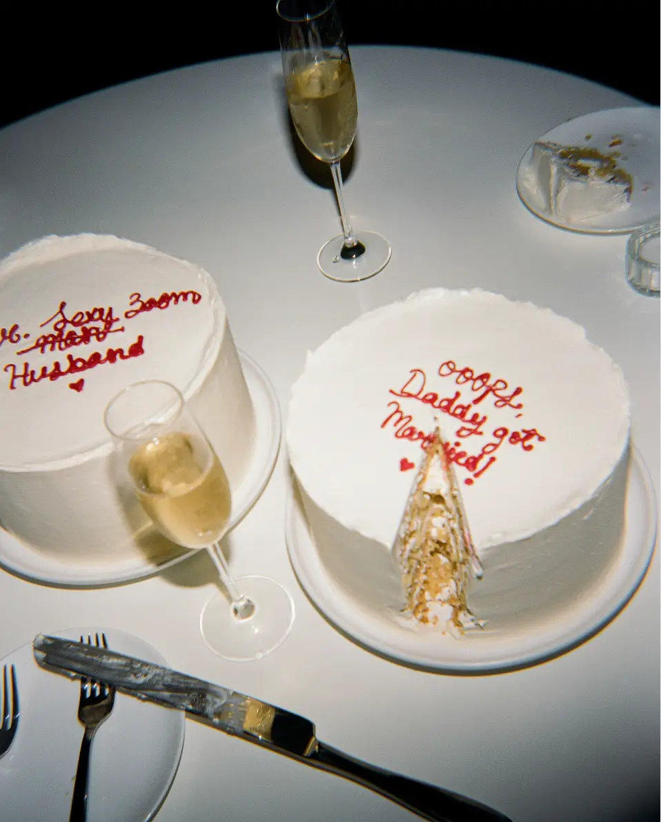 Alex gave a glimpse into their big day on Instagram. (Instagram/@alexandracooper)