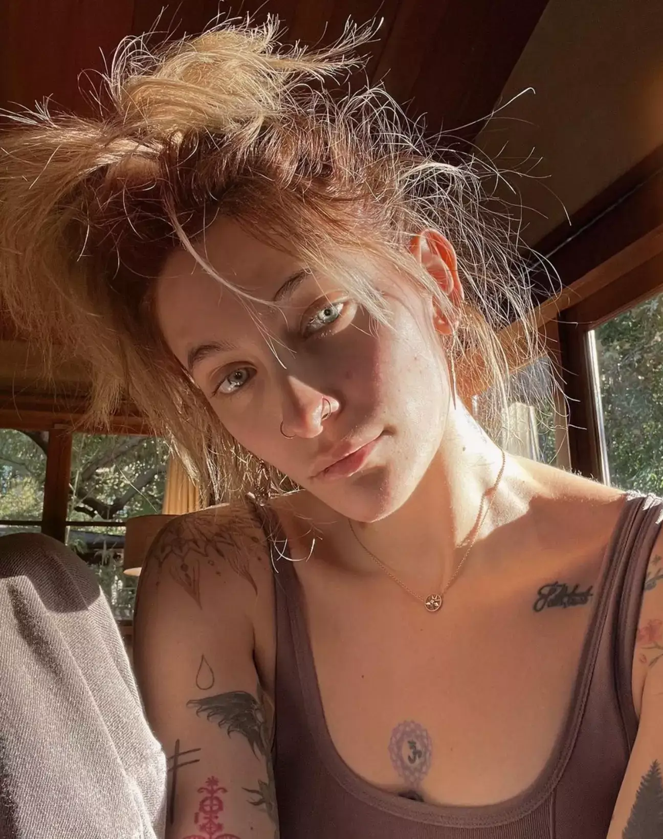 Paris Jackson has a lot of tattoos.