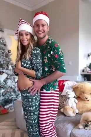 The couple's first dog is due to arrive in August.