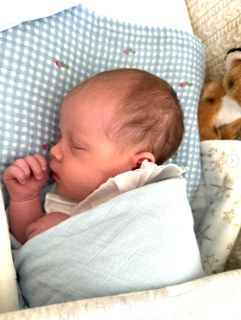 Eugenie revealed that her baby girl is called Adelaide Elizabeth Annina Brooksbank (Instagram/princesseugenie)