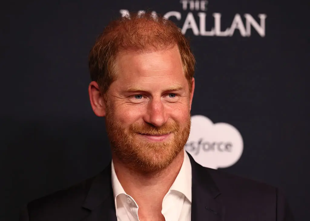 Prince Harry took no time correcting fellow Brit James Corden after he referred to football as 'soccer' (Jemal Countess / Stringer / Getty Images)