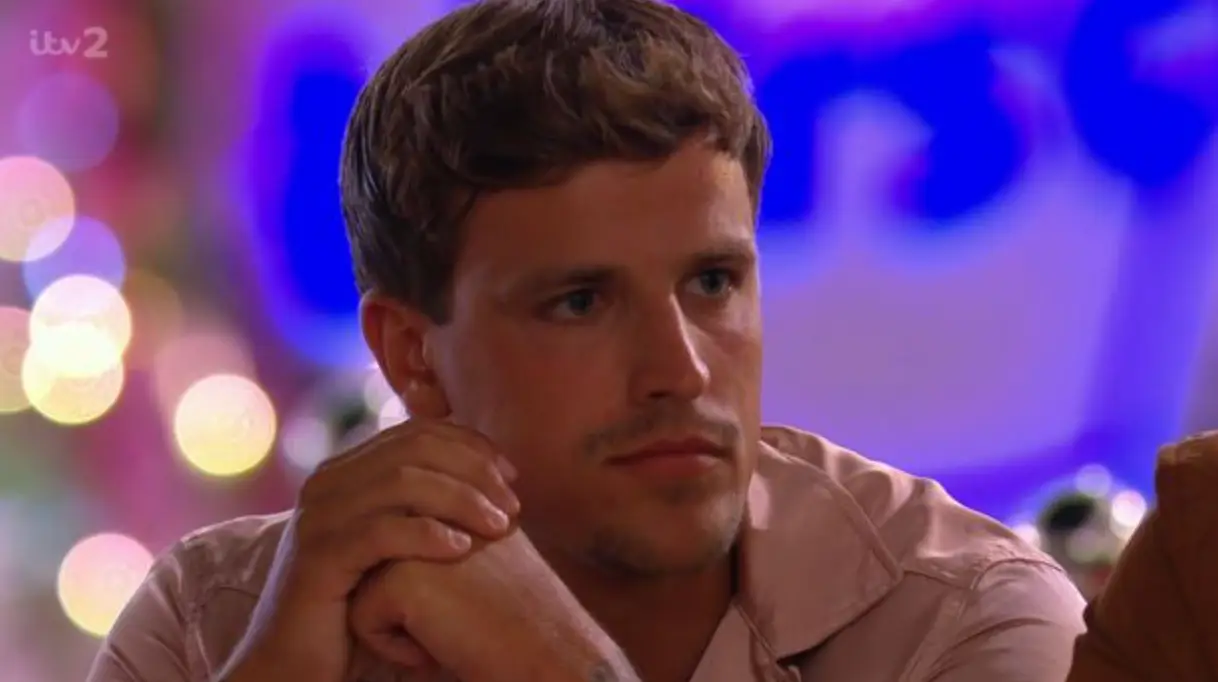 Luca was not happy at movie night.