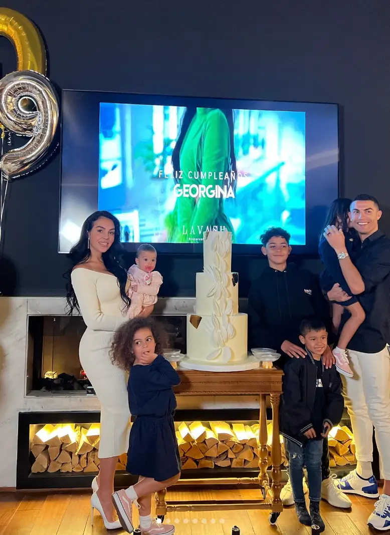 The couple share five children (Instagram/@georginagio)