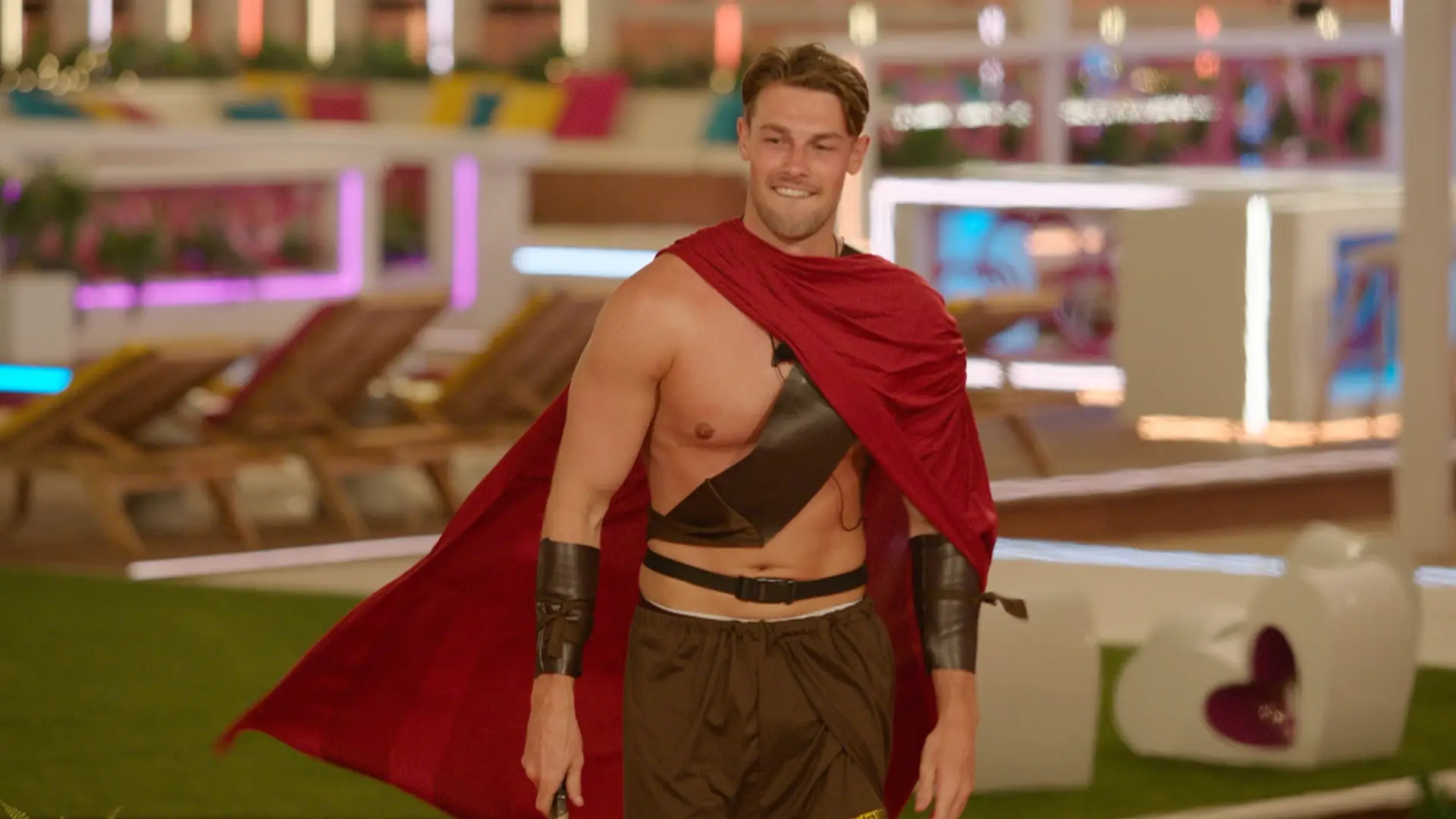 The islanders take part in the heart rate challenge.