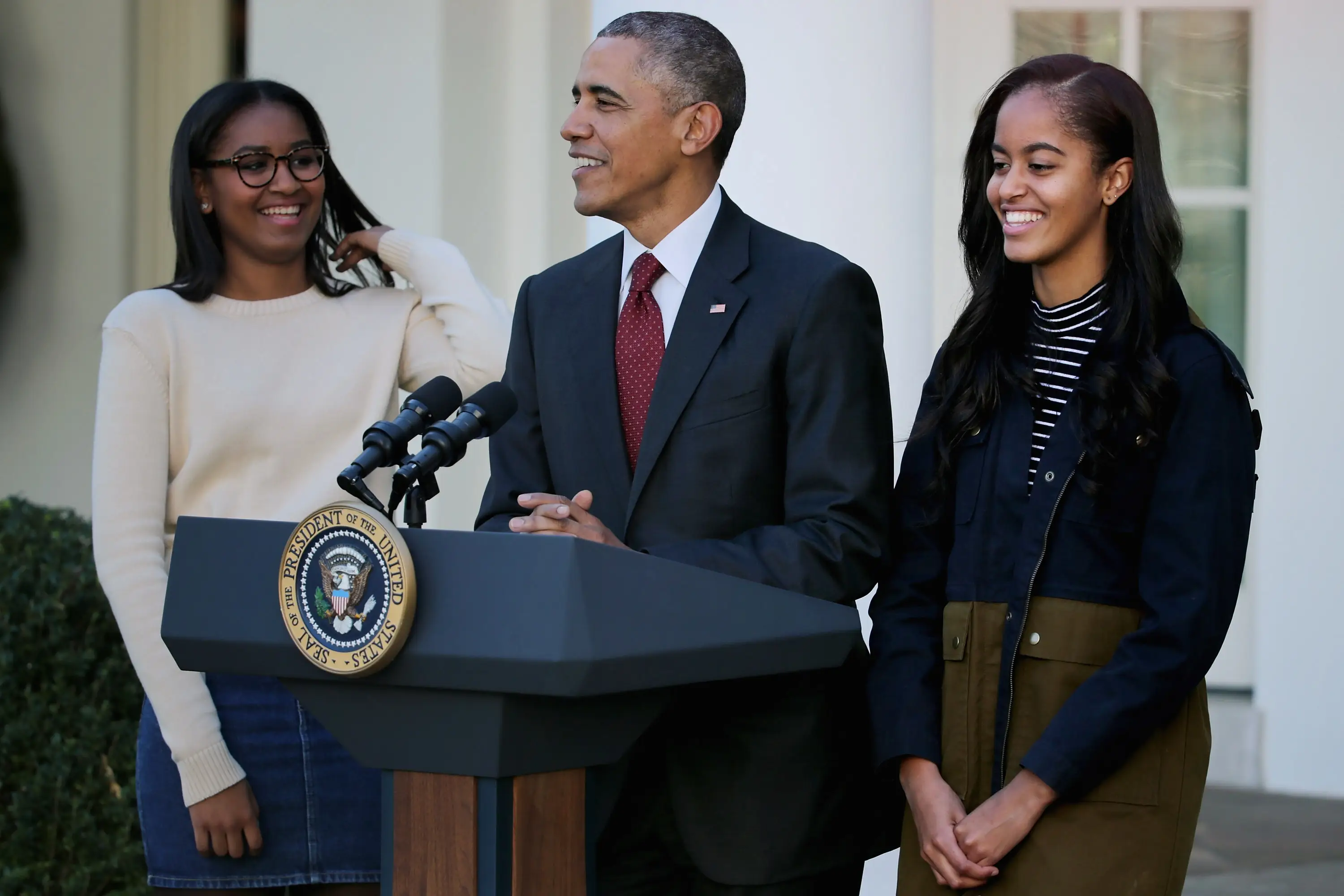 Michelle shared her reaction to the articles about her daughters smoking (Chip Somodevilla/Getty Images)