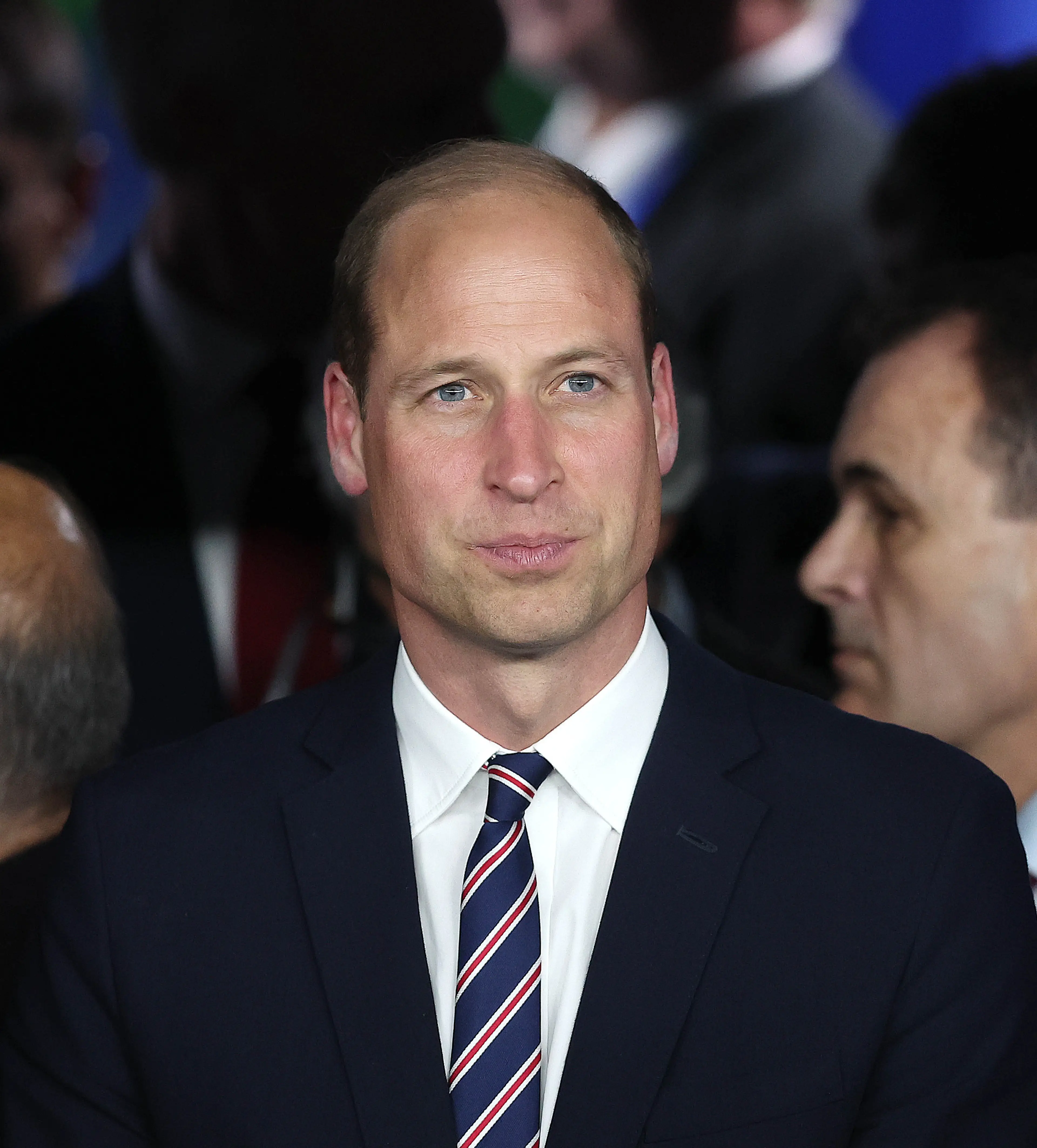 In the weeks that followed, William went back to his clean-shaven look (Crystal Pix/MB Media/Getty Images)