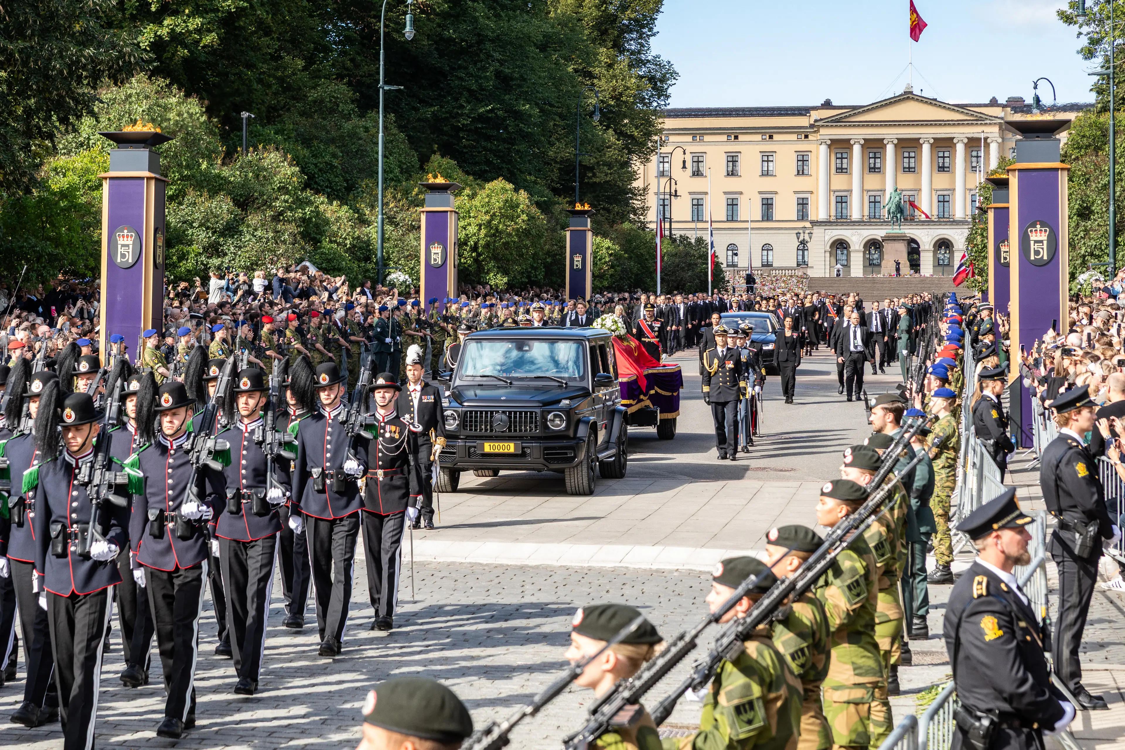 The service is still ongoing at Oslo Cathedral (Per Ole Hagen/WireImage)
