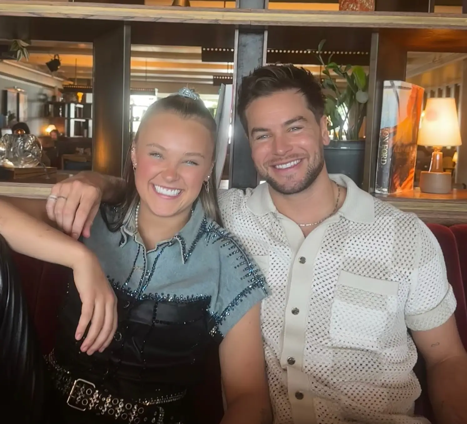 JoJo Siwa and Chris Hughes met while starring in Celebrity Big Brother together (Instagram/@chrishughesofficial)