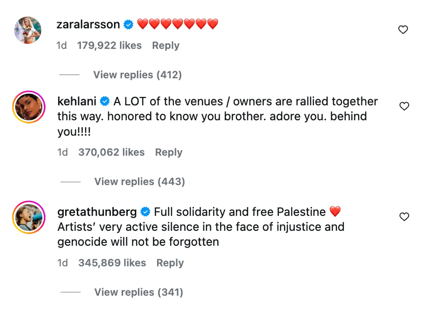 A number of stars have supported Macklemore's stance (Instagram/@macklemore)