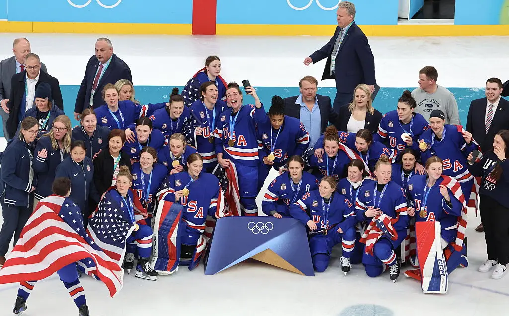 Men's team star Jack Hughes has issued a statement on the backlash (Xavier Laine / Contributor / Getty Images)