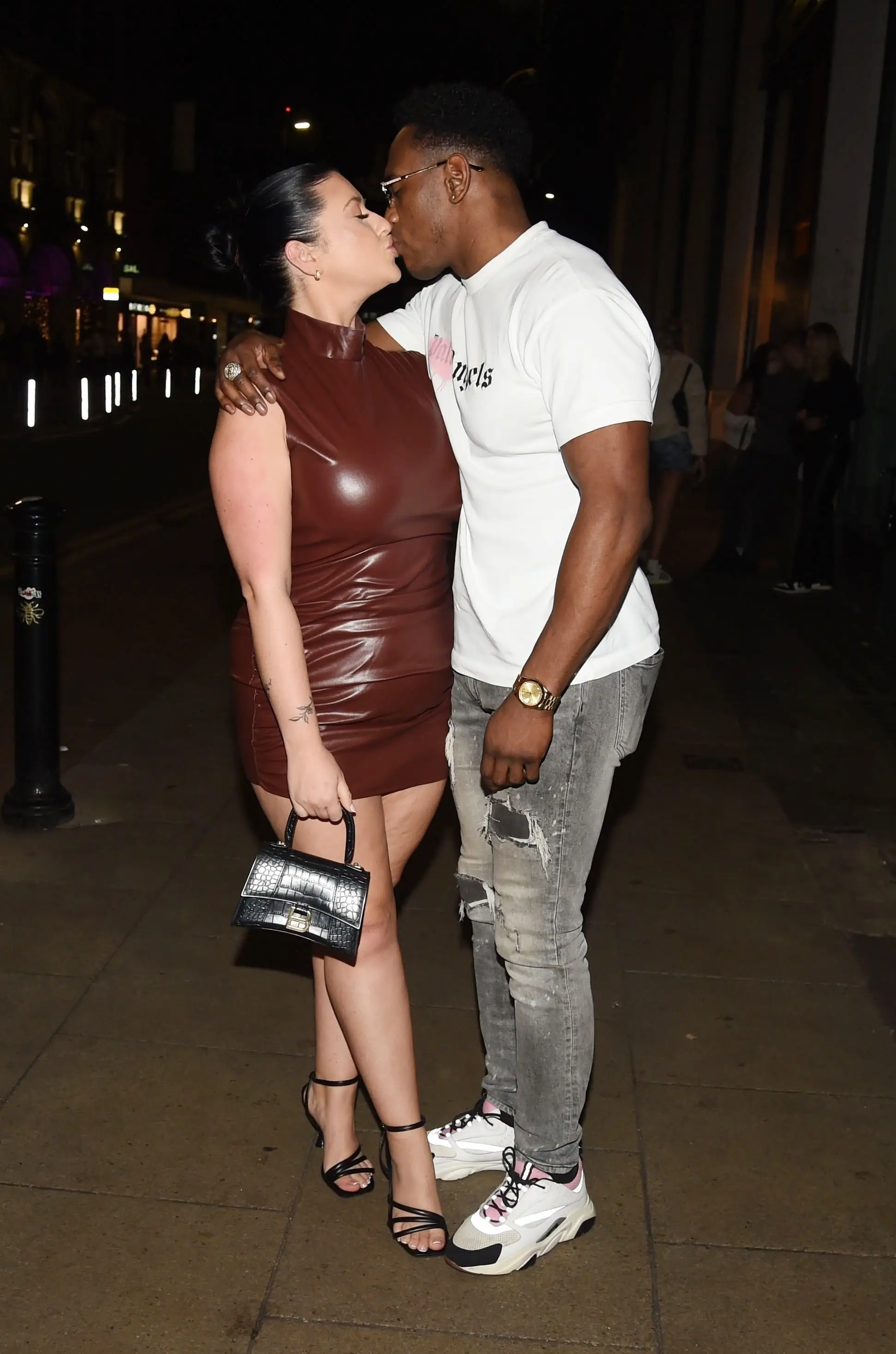 Alex and Holly were spotted kissing in Manchester (AARON PARFITT / BACKGRID)