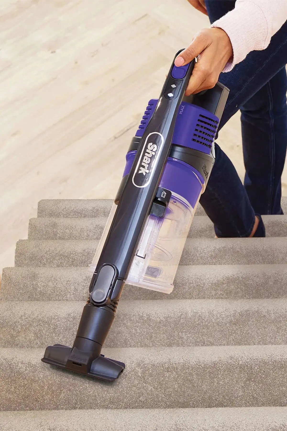 The vacuum can turn into a hand-held model (Amazon)