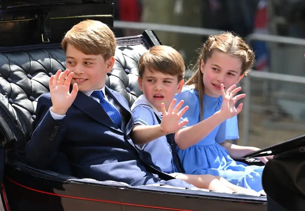 Prince George, Prince Louis and Princess Charlotte go by different surnames at school (Photo by Karwai Tang/WireImage)