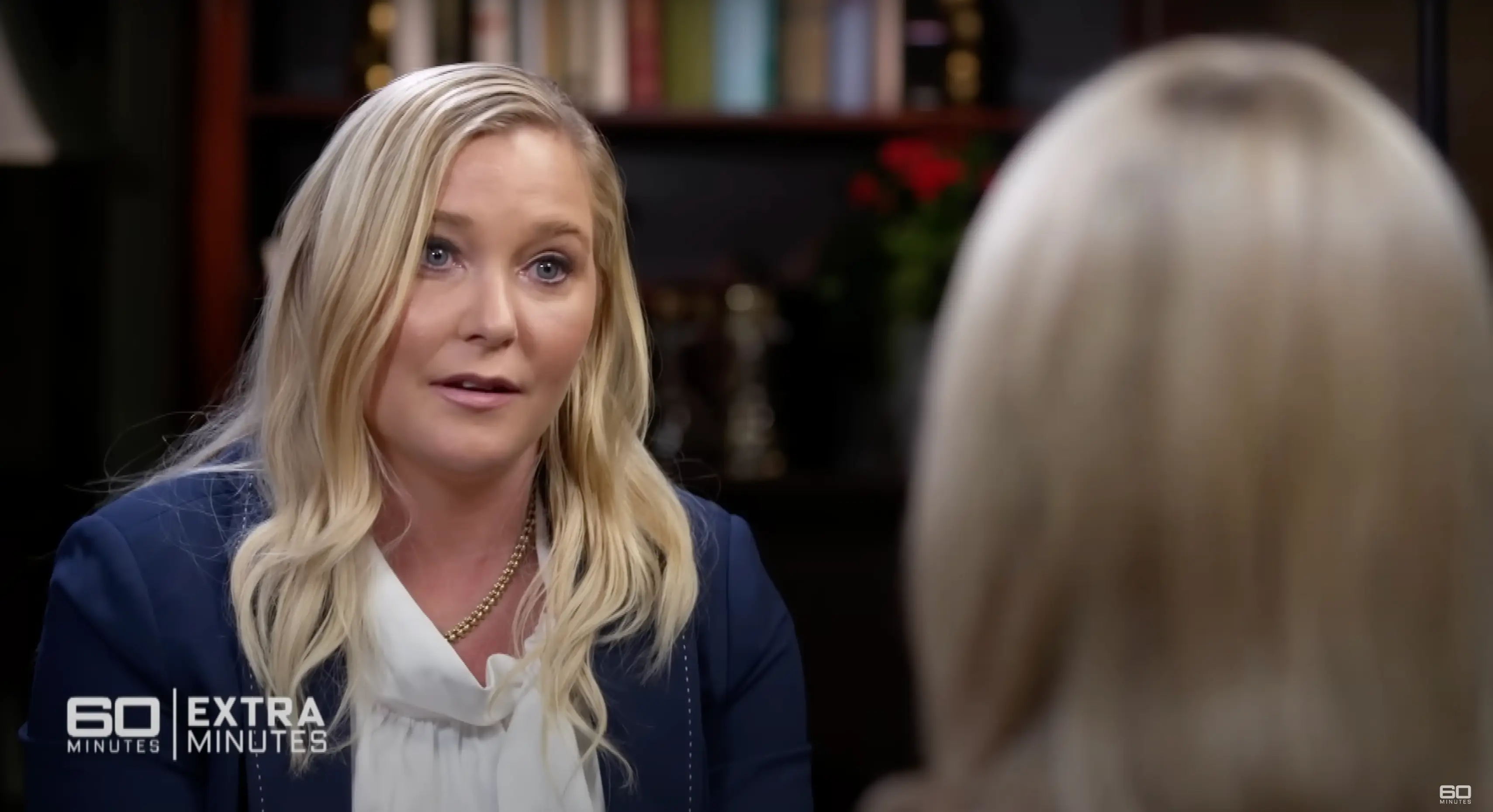 Virginia Giuffre previously claimed had been trafficked to Prince Andrew by convicted child abusers Jeffrey Epstein and Ghislaine Maxwell (60 Minutes Australia)