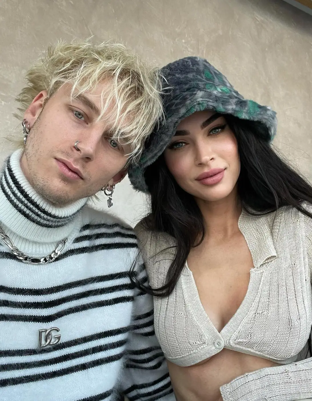 Megan and Machine Gun Kelly visited Lake Como in January. (