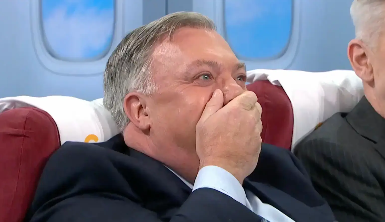 He looked mortified.