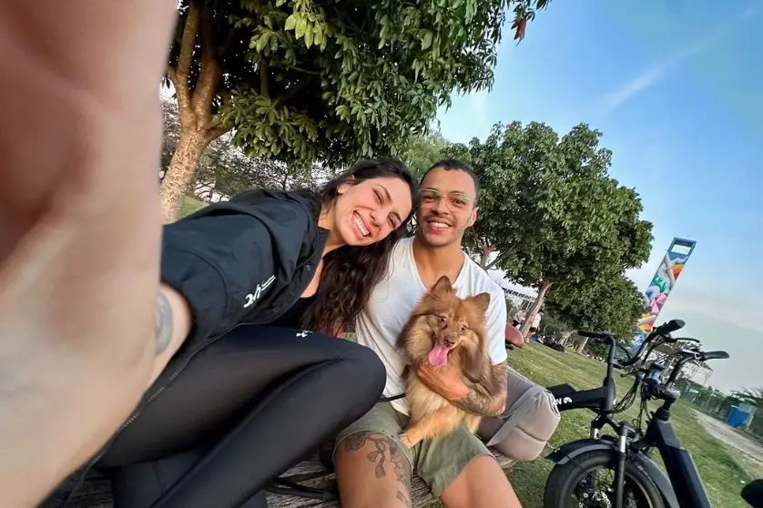 The swimmers were caught trying to sneak out. (Instagram/_anavieeiraa)