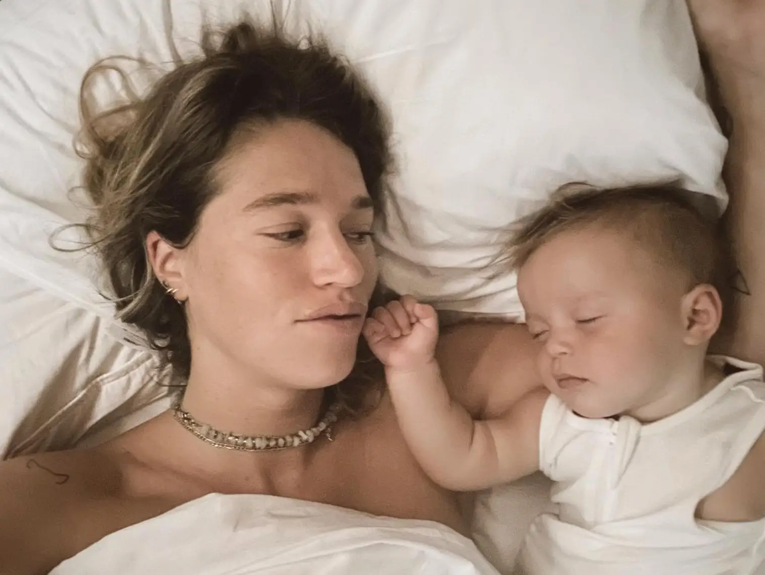 Minnie was born 15 months after her dad's death.